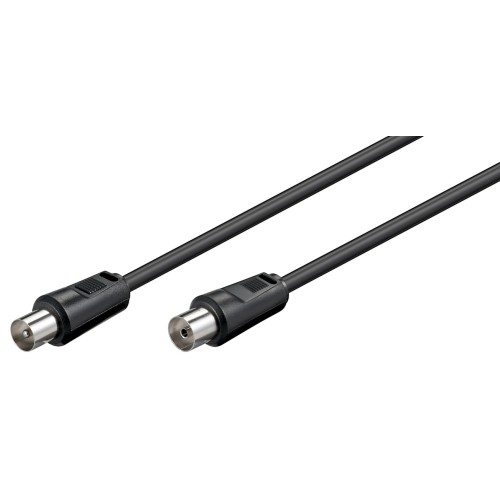 GOOBAY GOOBAY καλώδιο κεραίας αρσενικό σε θηλυκό 11509, <70dB, CCS, 0.5m, μαύρο