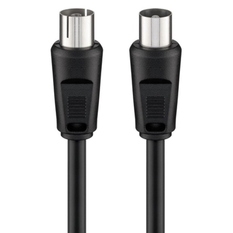 GOOBAY GOOBAY καλώδιο κεραίας αρσενικό σε θηλυκό 11509, <70dB, CCS, 0.5m, μαύρο