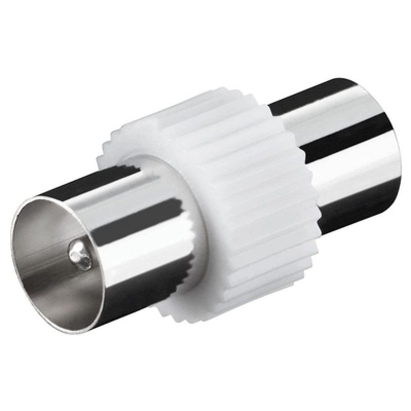 GOOBAY GOOBAY αντάπτορας καλωδίου coaxial 11535, αρσενικό, λευκό, 10τμχ