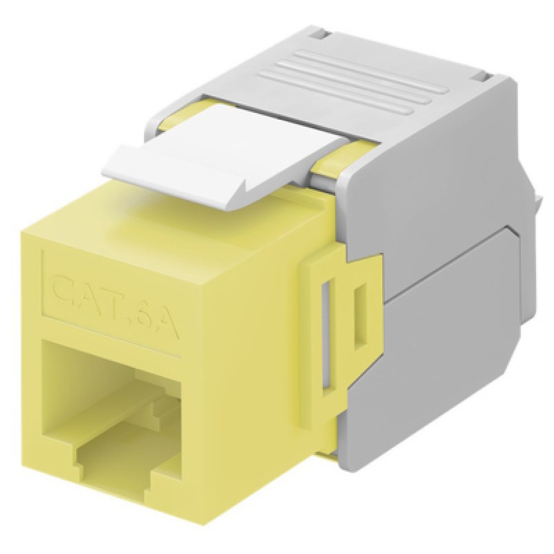 GOOBAY GOOBAY Keystone module RJ45 CAT 6A 90691, UTP, κίτρινο