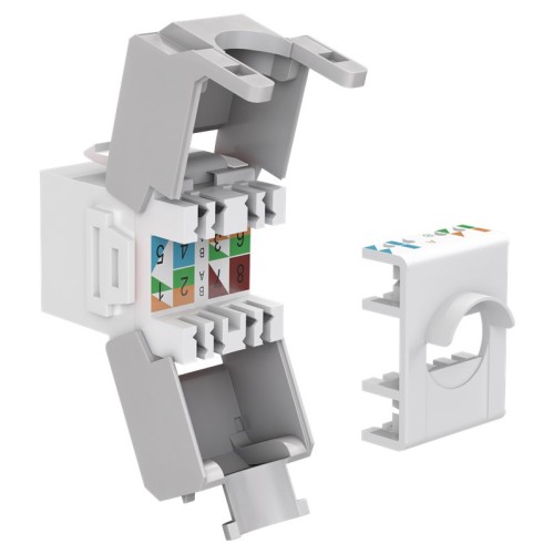 GOOBAY GOOBAY Keystone module RJ45 CAT 6A 90867, UTP, λευκό