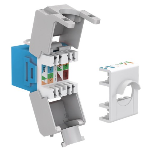 GOOBAY GOOBAY Keystone module RJ45 CAT 6A 90688, UTP, μπλε