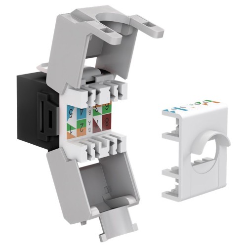 GOOBAY GOOBAY Keystone module RJ45 CAT 6A 90692, UTP, μαύρο