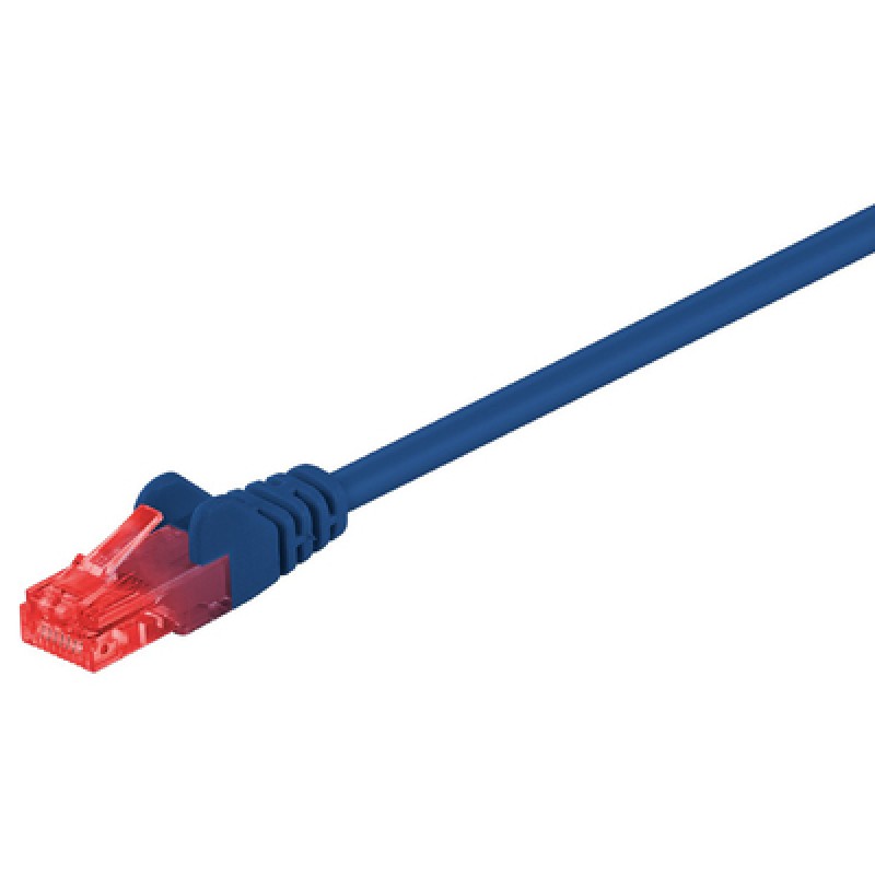 GOOBAY GΟOBAY καλώδιο δικτύου 68452, CAT 6 U/UTP, CCA, PVC, 2m, μπλε
