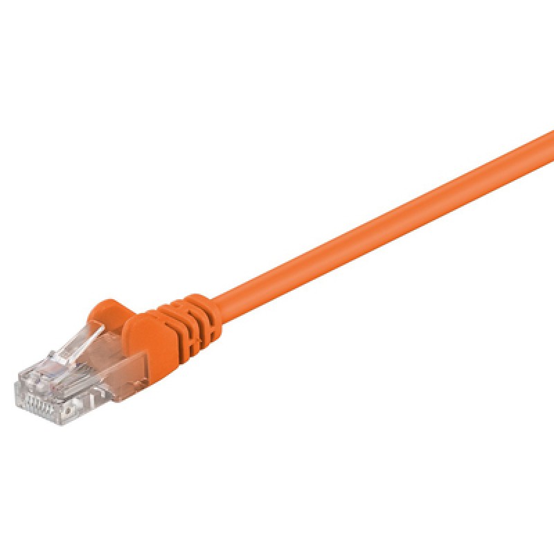 GOOBAY GOOBAY καλώδιο δικτύου 95560, CAT 5e U/UTP, CCA, PVC, 1.5m, πορτοκαλί