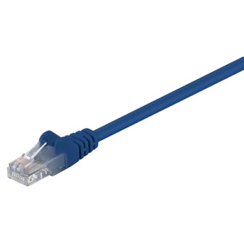 GOOBAY GΟOBAY καλώδιο δικτύου 68365, CAT 5e U/UTP, CCA, PVC, 3m, μπλε
