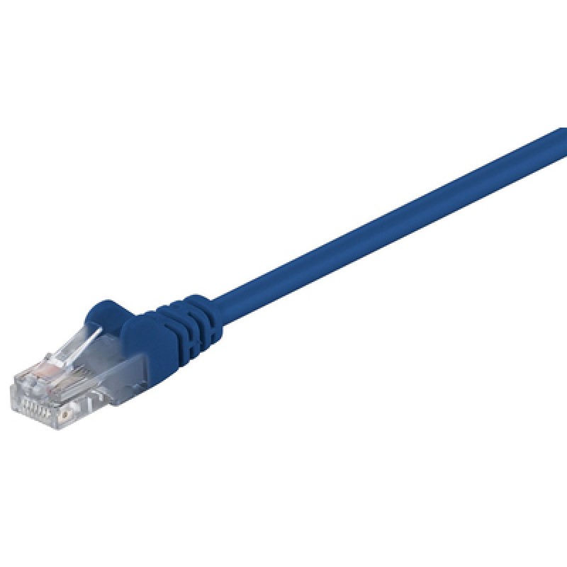 GOOBAY GΟOBAY καλώδιο δικτύου 68335, CAT 5e U/UTP, CCA, PVC, 0.5m, μπλε
