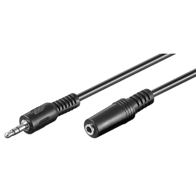 GOOBAY GOOBAY προέκταση καλωδίου ήχου 3.5mm 50432, 3 pin, 3m, μαύρο