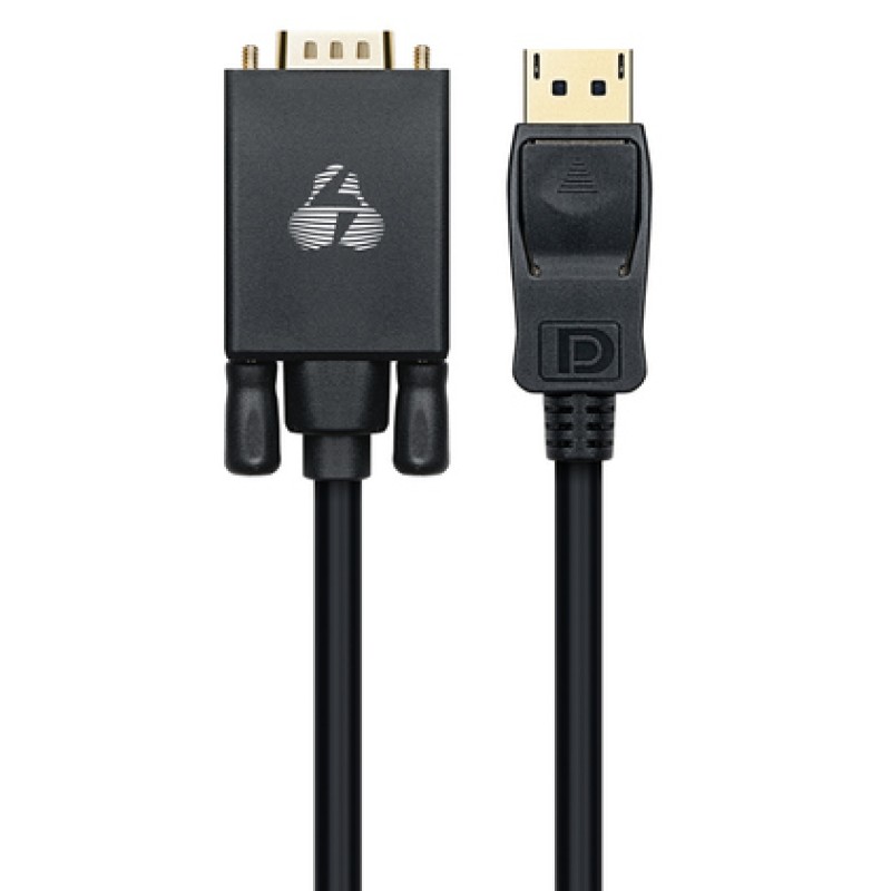 Powertech POWERTECH καλώδιο DisplayPort σε VGA CAB-DP056, 1080p, 1.8m, μαύρο
