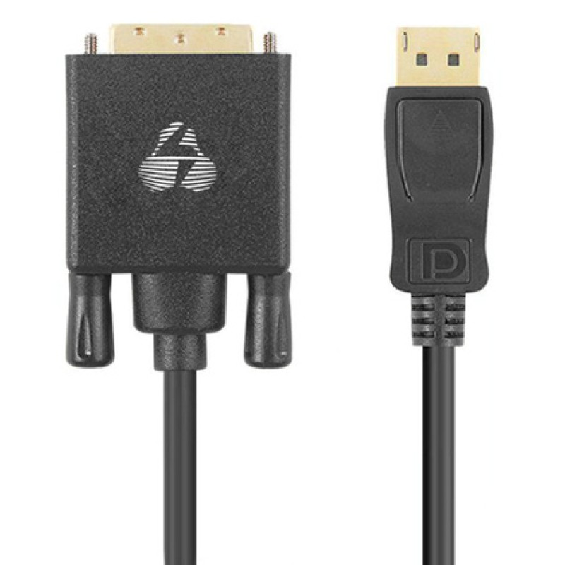 Powertech POWERTECH καλώδιο DisplayPort σε DVI CAB-DP058, Active, 4K, 1.8m, μαύρο