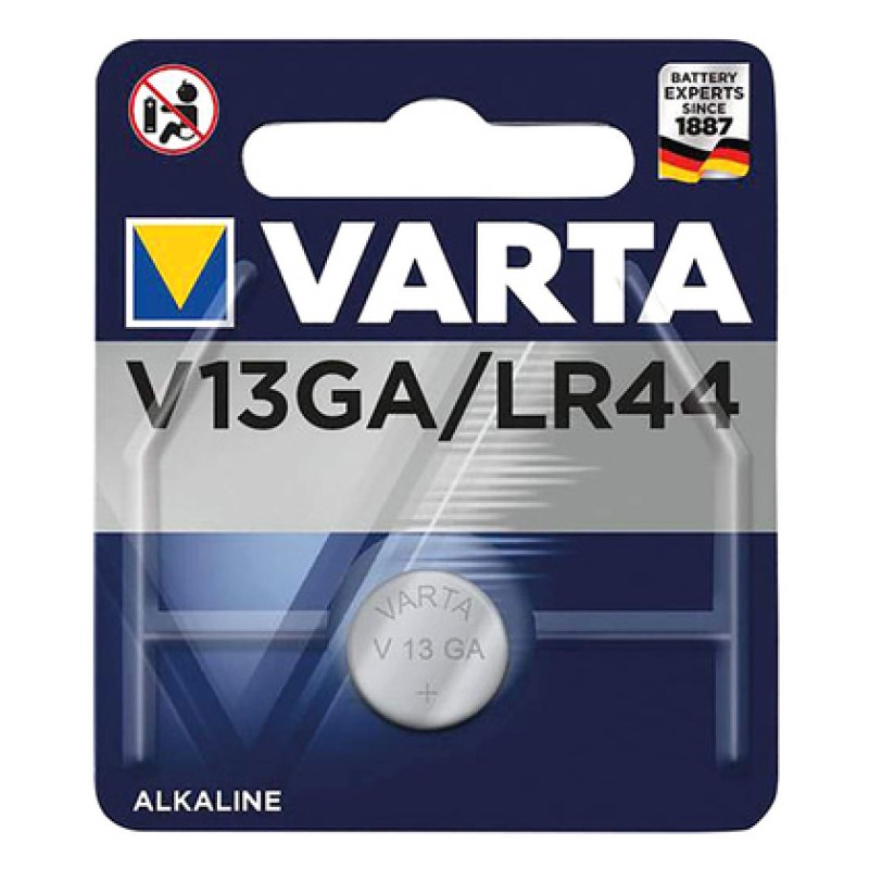 Varta VARTA αλκαλική μπαταρία LR44, 1.5V, 1τμχ