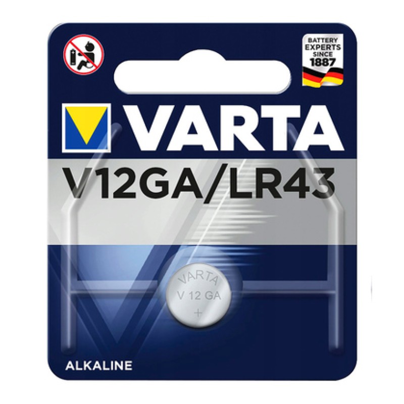 Varta VARTA αλκαλική μπαταρία LR43, 1.5V, 1τμχ