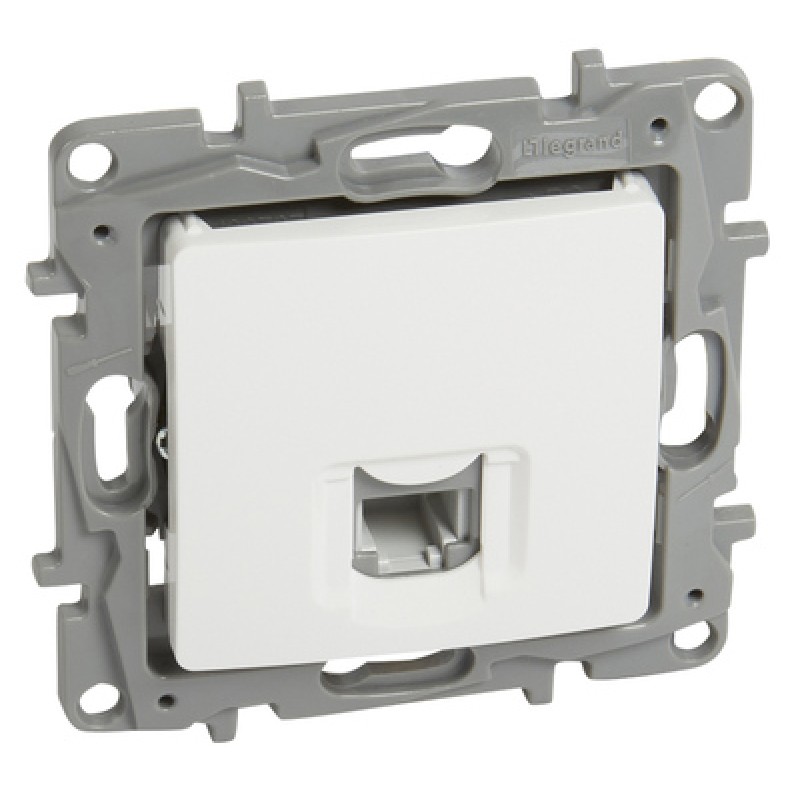 LEGRAND LEGRAND πρίζα RJ11 764569, λευκή