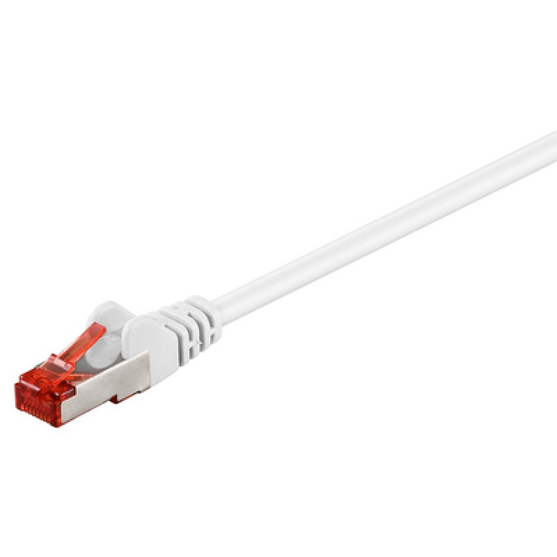 GOOBAY GOOBAY καλώδιο δικτύου 95461, CAT 6 S/FTP (PiMF), CCA, 0.25m, λευκό