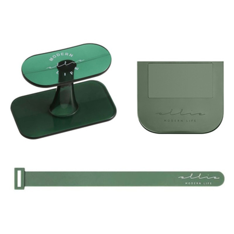 UNBRANDED Σετ λαβή ανοίγματος καπακιού λεκάνης BTHU-0014, πράσινο, 3τμχ