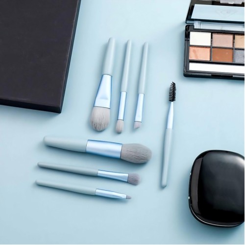 ROXXANI ROXXANI σετ πινέλων μακιγιάζ BTHU-0015, μπλε, 8τμχ