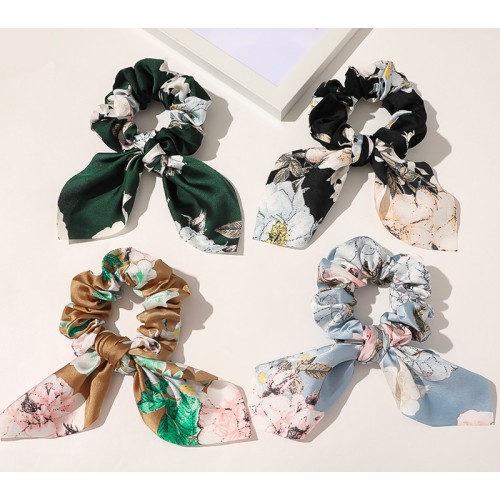 ROXXANI ROXXANI Λαστιχάκι μαλλιών με μικρό φιόγκο BTHU-0003, φλοράλ