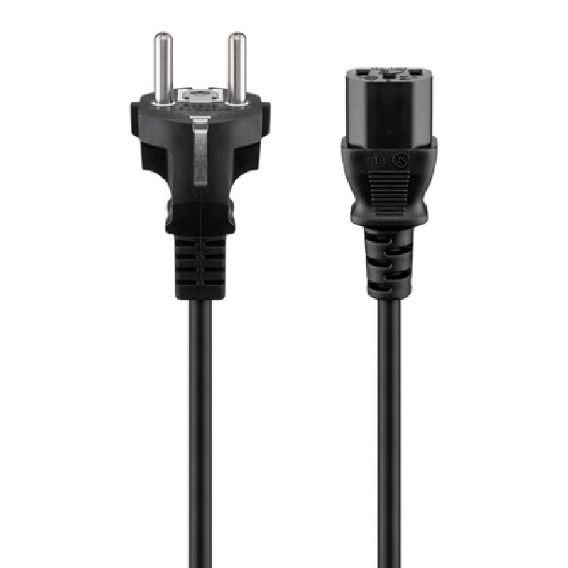 GOOBAY GOOBAY καλώδιο τροφοδοσίας 68605, 0.75mm², 1.5m, μαύρο