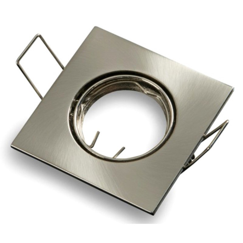 OPTONICA OPTONICA μεταλλικό πλαίσιο spot για MR16 5074, χωνευτό, 82x82x25mm, 2τμχ