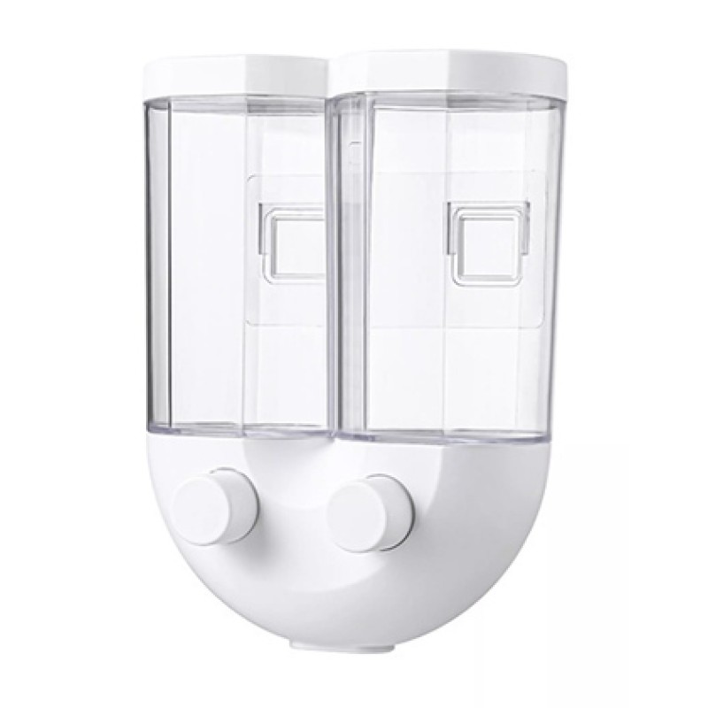 UNBRANDED Διανεμητής δημητριακών HUH-0049, με επιτοίχια βάση, 1300ml, λευκός