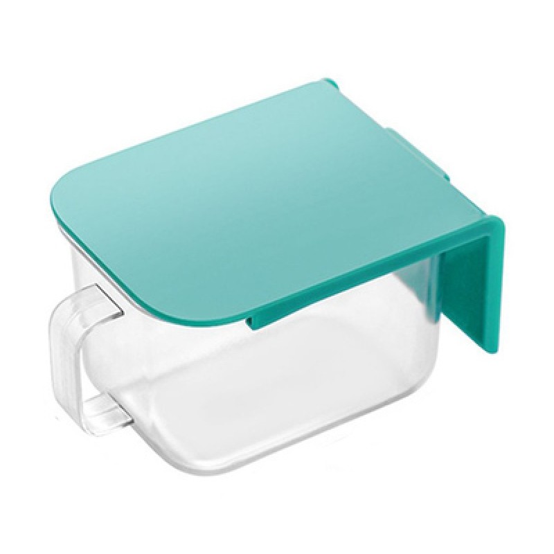 UNBRANDED Δοχείο αποθήκευσης μπαχαρικών HUH-0053, με κουταλάκι, 420ml, γαλάζιο