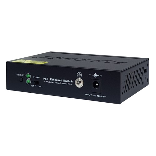 FOLKSAFE FOLKSAFE PoE Ethernet Switch FS-S1004EP-E, 4 Ports 10/100Mbps