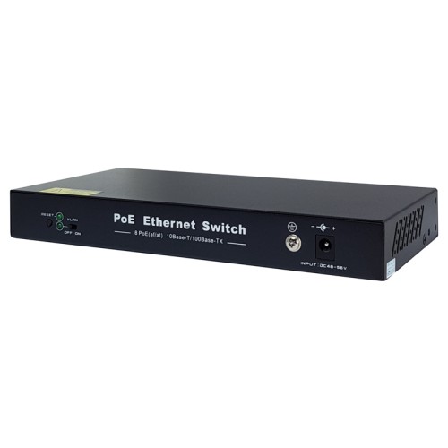 FOLKSAFE FOLKSAFE PoE Ethernet Switch FS-S1008EP-E, 8 Ports 10/100Mbps