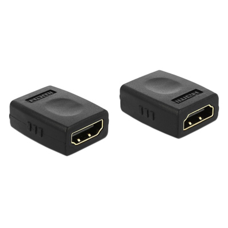 DELOCK DELOCK αντάπτορας HDMI θηλυκό σε θηλυκό 65049, 4K/30Hz, μαύρος