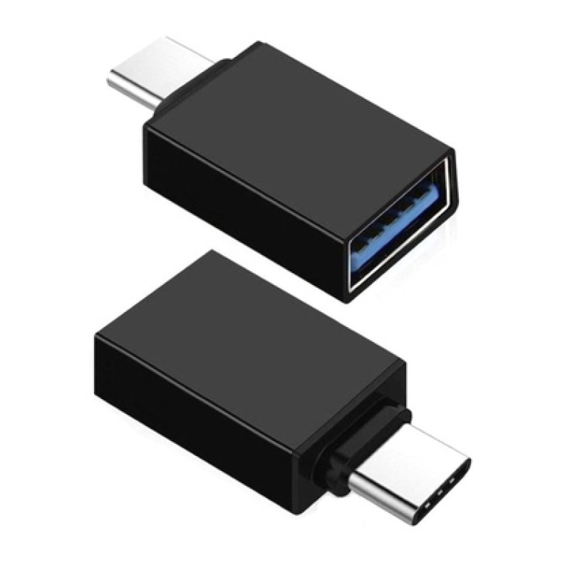 Powertech POWERTECH αντάπτορας USB σε USB-C CAB-UC057, 5Gbps, μαύρος