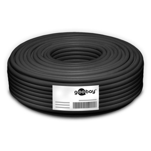GOOBAY GOOBAY καλώδιο δικτύου 53867, CAT 7 S/FTP, Copper, 50m, μαύρο