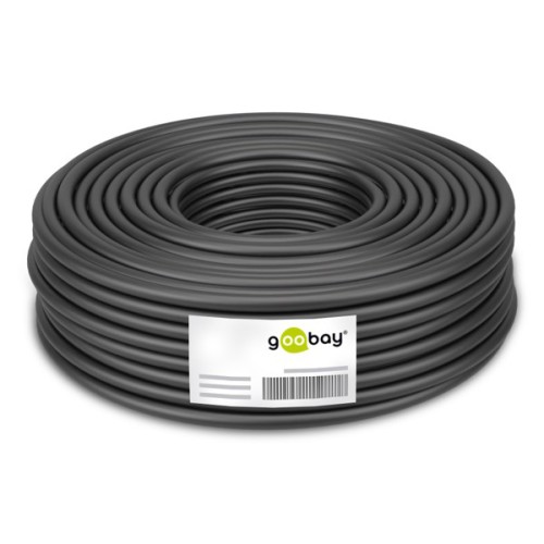 GOOBAY GOOBAY καλώδιο δικτύου 53867, CAT 7 S/FTP, Copper, 50m, μαύρο