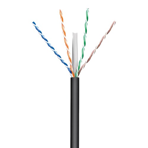 GOOBAY GOOBAY καλώδιο δικτύου 57293, CAT 6 U/UTP, CCA, έως 50m, 100m, μαύρο