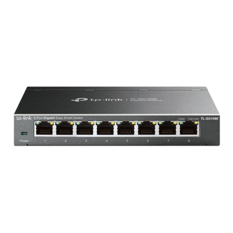 TP-Link TP-LINK Easy Smart Switch TL-SG108E, 8-port 10/100/1000Mbps, Ver 6.0