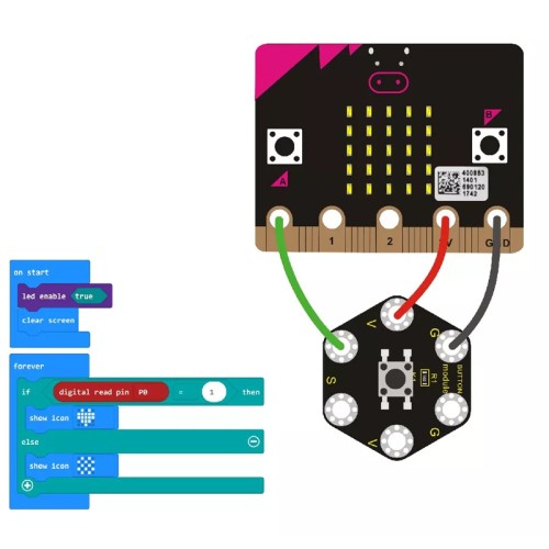 KEYESTUDIO KEYESTUDIO button module KS0419 για Micro:bit