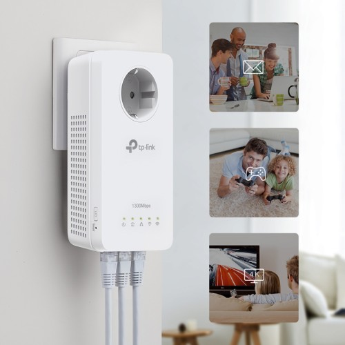 TP-Link TP-LINK powerline ac WiFi TL-WPA8631P kit, AV1300 Gigabit, Ver. 3.0