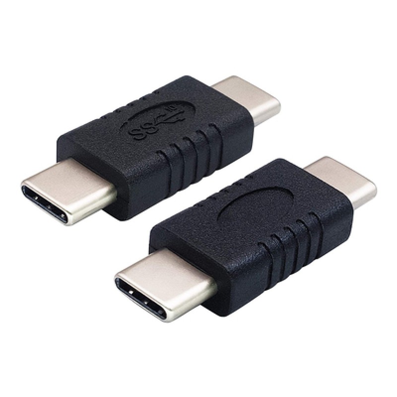 Powertech POWERTECH αντάπτορας USB-C αρσενικό σε USB-C αρσενικό PTH-061, μαύρος