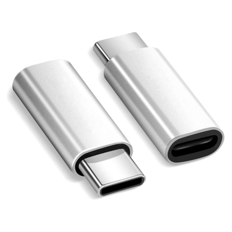 Powertech POWERTECH αντάπτορας USB-C αρσενικό σε Micro USB θηλυκό PTH-064, ασημί