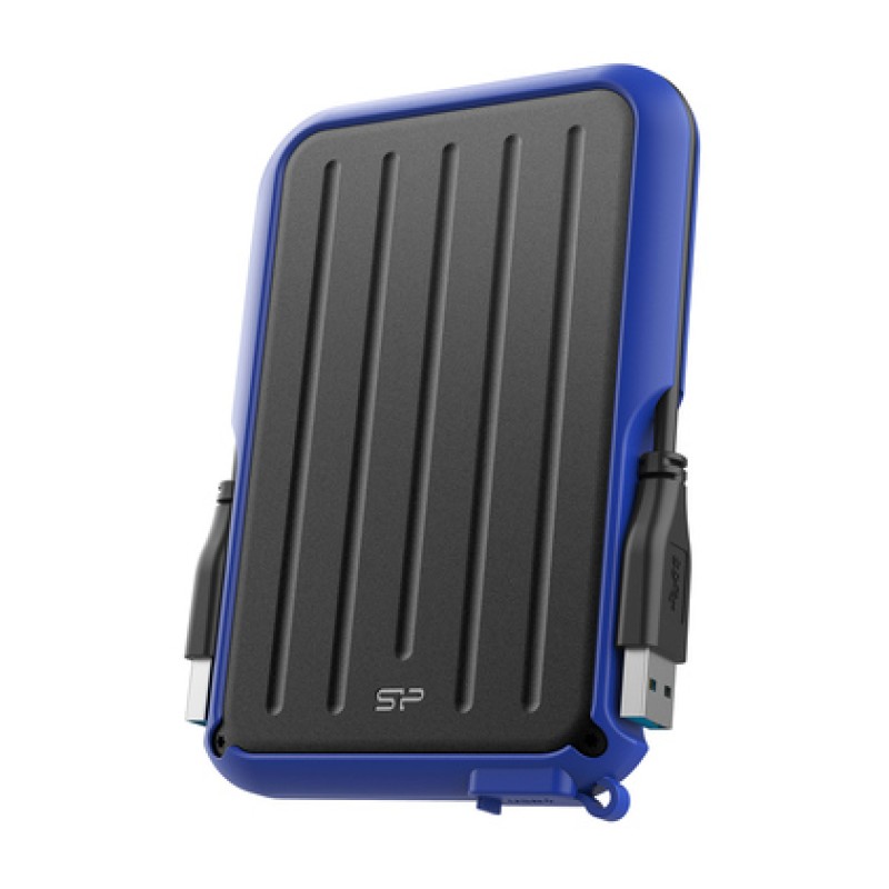 SILICON POWER SILICON POWER εξωτερικός HDD Armor A66, 2TB, USB 3.2, μπλε