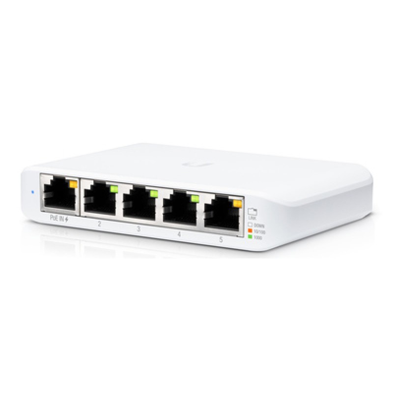 UBIQUITI UBIQUITI UniFi Switch USW-Flex-Mini, 5-Port Gigabit, 10/100/1000 Mbps