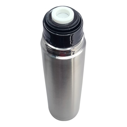 Bruno BRUNO θερμός BRN-0069, με καπάκι-κύπελλο, anti-slip, 1000ml, ασημί