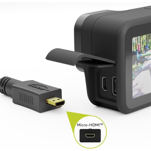 GOOBAY GOOBAY καλώδιο micro HDMI σε HDMI 53787 με Ethernet, 4K/60Hz, 5m, μαύρο