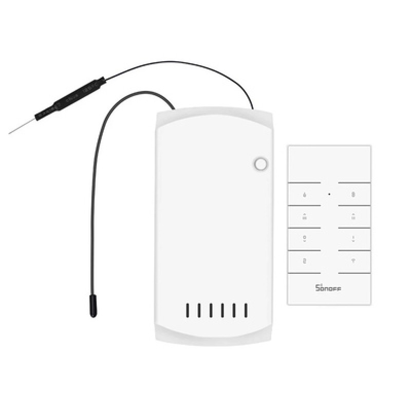 SONOFF SONOFF smart διακόπτης ανεμιστήρα οροφής IFAN04 με RF χειριστήριο, Wi-Fi