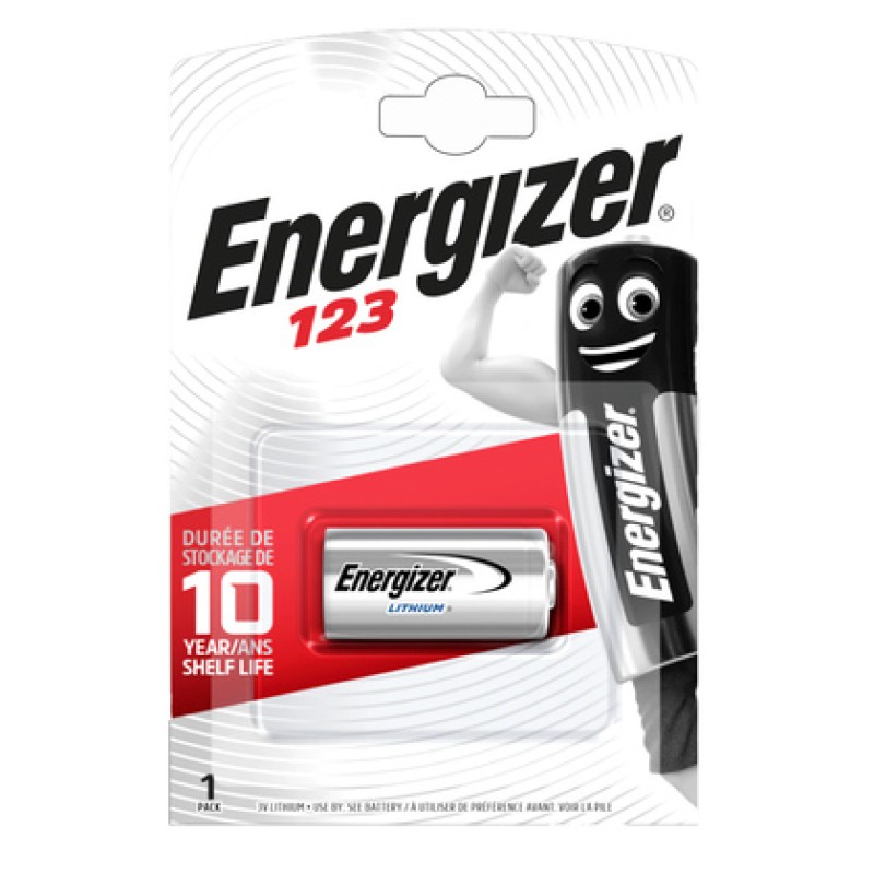 Energizer ENERGIZER μπαταρία λιθίου CR123A, 3V, 1τμχ