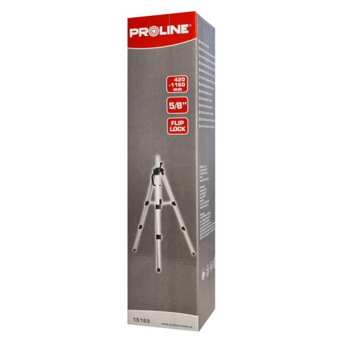 PROLINE PROLINE τρίποδας για αλφάδι laser 15165, πτυσσόμενος 42-116cm, 5/8