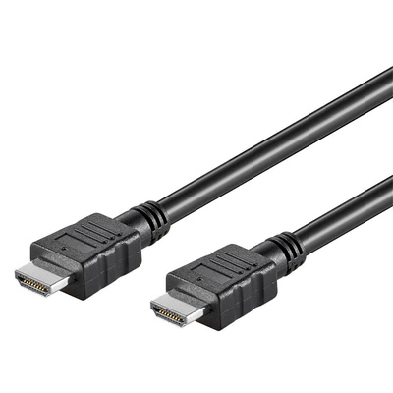 GOOBAY GOOBAY καλώδιο HDMI 58444 με Ethernet, 4K/30Hz, 10.2Gbps, 7.5m, μαύρο