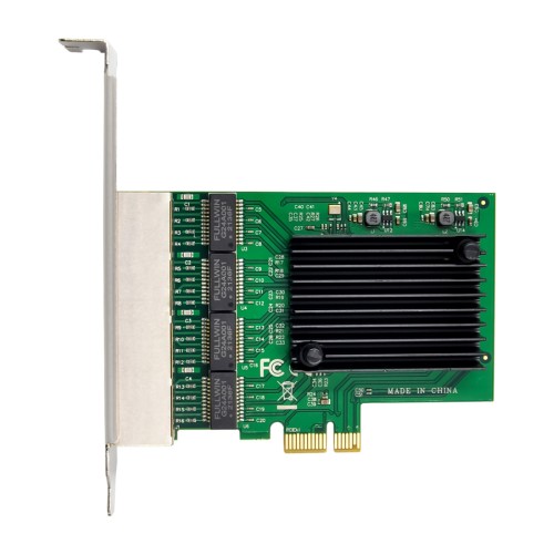 Powertech POWERTECH κάρτα επέκτασης PCIe σε 4x RJ45 GbE ST708, RTL8111F & ASM1184