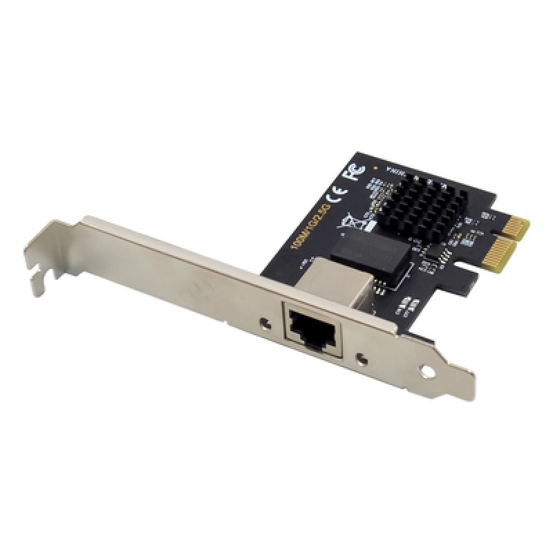 Powertech POWERTECH κάρτα επέκτασης PCIe σε RJ45 2.5G ST7266, RTL8125B