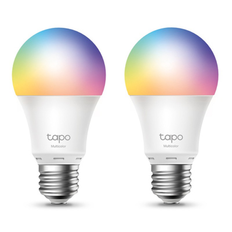 TP-Link TP-LINK Smart λάμπα LED TAPO-L530E WiFi, 8.7W E27, 2500K-6500K RGB, 2τμχ
