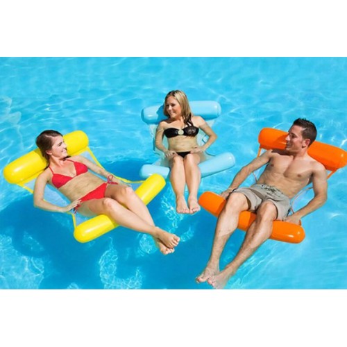 UNBRANDED Φουσκωτή καρέκλα θαλάσσης SUMM-0001, μπλε