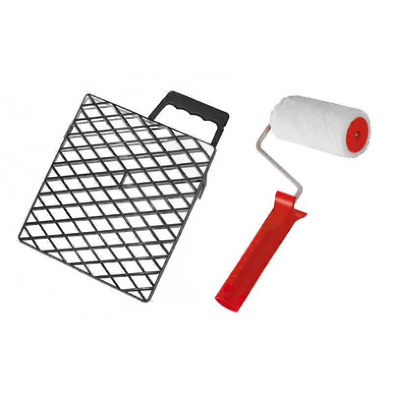 PROLINE PROLINE ρολό & σχάρα βαφής 43150 με λαβή, πολυαμιδίου, 100mm